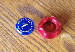 ATC250R, ATC 250R, 350X ATC350X TOP STEERING STEM BRIDGE TRIPLE TREE NUT & PLUG