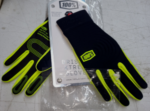 COLD WEATHER MOTOCROSS, ATV YELLOW / BLACK RIDDING GLOVES, ADULT MEDIUM