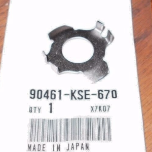 HONDA CRF150R, CRF 150R, CRF150RB ENGINE CLUTCH HUB LOCK WASHER 90461-KSE-670