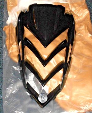 YAMAHA RAPTOR 700 BLACK FRONT FENDER HOOD, RADIATOR COVER 09-12, 1S3-23391-10-00