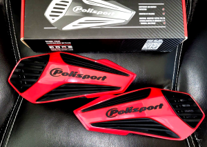 ATC 200S,200M,185S,200X,250R,350X, 200SX, RUBICON, RINCON RED / BLACK HANDGUARDS