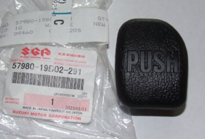 SUZUKI QUAD RUNNER 250, KING QUAD 300 TRANSMISSION SHIFT LEVER KNOB BLACK57980-19B02-291