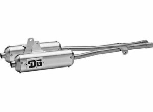 YAMAHA 350 BANSHEE EXHAUST DG TYPE II ALUMINUM SILENCERS 87-12