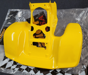 SUZUKI LT250R QUADRACER 250 RACER YELLOW REAR FENDERS 1985-1992, SPLASH GUARD