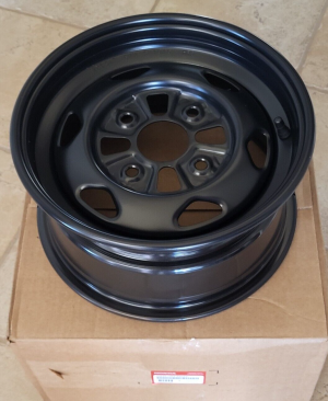 HONDA TRX420 RANCHER, TRX500 FOREMAN, RINCON 680 BLACK FRONT WHEEL, RIM 2014-24