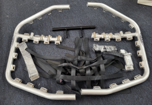 RATH RACING TRX250R 250R, SIGNATURE SERIES NERFBARS 1988-1989, BLACK NETS