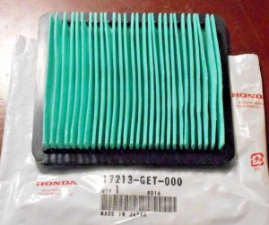 HONDA RUCKUS, METROPOLITIN 50 OEM SCOOTER AIR FILTER 17213-GET-000