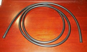 BLACK 1/4" GAS FUEL HOSE, VENT TUBING 6' 7" LONG, MOTORCYCLE,ATV,UTV,LAWNMOWER,