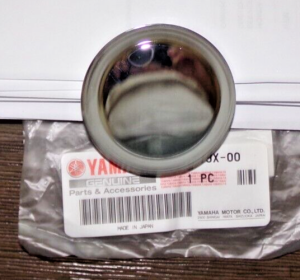 CHROME SWINGARM PIVOT BOLT NUT CAP,  XS750,XS850,XS1100,XJ650,VIRAGO,MAXIM,V-MAX