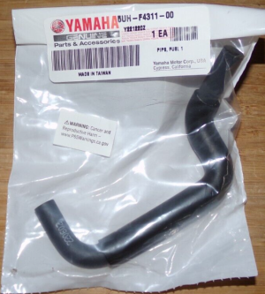 YAMAHA GRIZZLY BRUIN WOLVERINE 350 GAS TANK FUEL VALVE PETCOCK HOSE TUBE