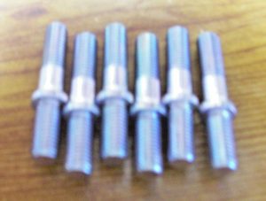 HONDA ATC250R TRX250R CR125, CR250 250R OEM ENGINE CYLINDER HEAD STUDS X6 85-96