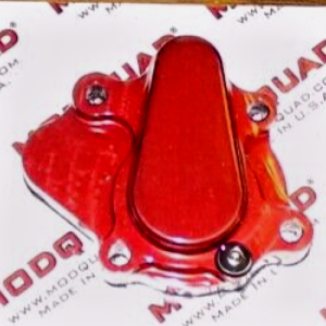 HONDA ATC250R, TRX250R 250R RED BILLET ALUMINUM ENGINE WATER PUMP COVER 85-89
