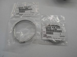 KAWASAKI PRAIRIE 360,650,700,KFX700,BRUTE FORCE REAR SWINGARM FLEX BOOT CLAMPS