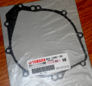 YAMAHA YZF-R1, FZ1, FZ-1 ENGINE MAGNETO, STATOR LEFT CASE GASKET 4XV-15451-00-00