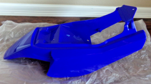 YAMAHA TTR90, TT-R90 REAR FENDER & BODY SIDE PANEL ASSEMBLY 5HN-21711-00