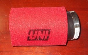 ATC250R, TRI-Z 250,ODYSSEY,PILOT,TRX250R OVERSIZE CARBURETOR CLAMP ON AIR FILTER