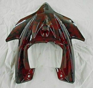 YAMAHA RAPTOR 250 FRONT FENDER RED / BLACK SPECIAL EDITION NOSE HOOD, COVER