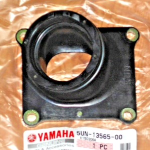 YAMAHA YZ125, YZ 125 ENGINE CARBURETOR RUBBER INTAKE REED CAGE BOOT 2003-2004