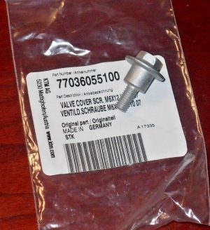 KTM 250, 350, 450, 450, 505 ATV, SX-F, SMR, XC-F, ENGINE VALVE COVER BOLT 77336054150