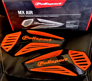 ATC, ATV, MOTORCYCLE, DIRT BIKE ORANGE & BLACK HANDGUARDS, WIND DEFLCTERS