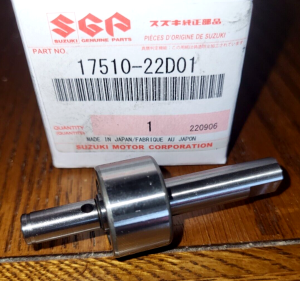 SUZUKI LT250R 250 QUADRACER WATER PUMP IMPELLER SHAFT & BEARING 17510-22D01