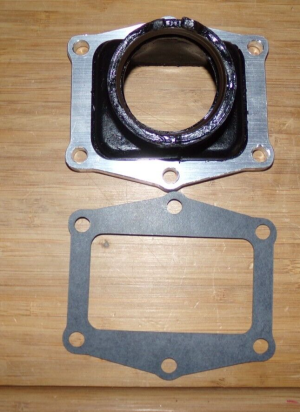 HONDA ATC, TRX 250R STRAIGHT NO ANGLE BIG CARBURETOR REED CAGE INTAKE BOOT 81-89