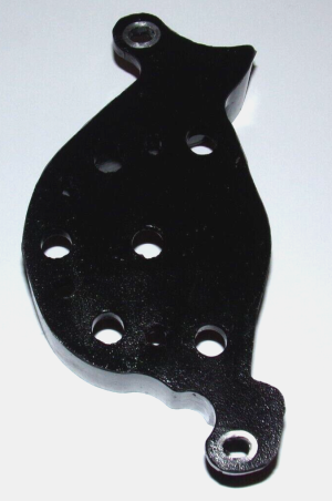 HONDA TRX300EX TRX300X TRX 300EX ENGINE CASE SAVER, PROTECTOR, BLACK CHAIN GUIDE