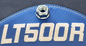 SUZUKI LT500R LT250R 250 QUADRACER 500 QUADZILLA FRONT WHEEL HUB SPINDLE NUT