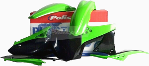 KAWASAKI KX250F KX 250F POLISPORT FENDER BODY KIT 2010-2012,FENDERS,AIR SHROUDS