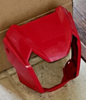HONDA FOREMAN TRX 520 AVENGER  RED HEADLIGHT COVER, HOUSING, SHROUD