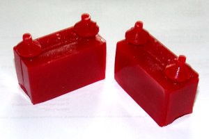 X2 HONDA ATC 350X SEAT,REAR FENDER TO FRAME CUSHIONS DAMPER MOUNTS RED SET