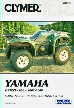 YAMAHA GRIZZLY 660 SERVICE REPAIR MANUAL BOOK, 02-08 CLYMER CM285-2