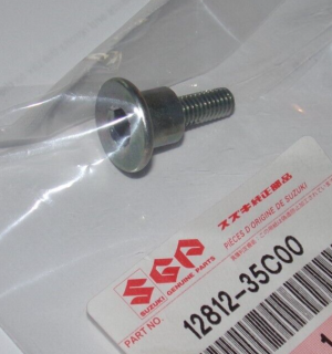 SUZUKI MOTORCYCLE, ATV CAM CHAIN TENSIONER SHOULDER BOLT 12812-35C00, 1999-2024