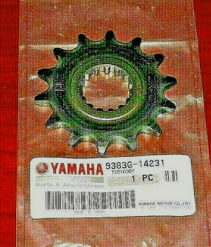 YAMAHA RAPTOR 700 OEM FRONT 14 TOOTH SPROCKET, GEAR  2006-2024