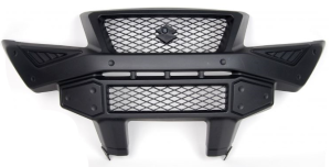 SUZUKI KING QUAD 500,750 FRONT BUMPER BLACK PLASTIC COVER,GRILLE 53118-31GA2-291