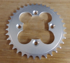 HONDA ATC350X, ATC 350X 36 TEETH ALUMINUM REAR SPROCKET 1986, 36 TOOTH GEAR