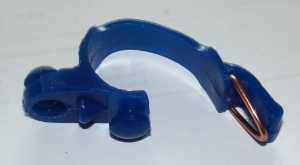 HONDA ATC 250R HEADLIGHT CASE MOUNTING STRAP, CUSHION, BAND 61309-HA2-670 BLUE