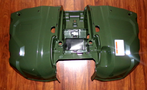 HONDA TRX 250 RECON TRX250 ADVENTURE GREEN REAR FENDERS, SPLASH GUARD 2016-2024. 80100-HS0-AF0ZD