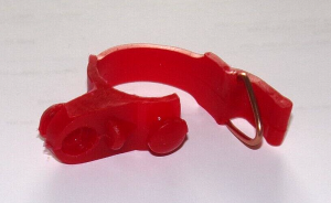 HONDA ATC 200X HEADLIGHT CASE MOUNTING STRAP, CUSHION, BAND 61309-HB5-000 RED