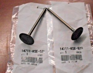 HONDA CRF150R, CRF 150R CRF150RB ENGINE INTAKE VALVES OEM  07-22, 14711-KSE-670