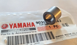 YAMAHA YFZ450X, YFZ450R UPPER A ARM FRAME STEEL BUSHING, SLEEVE 90387-10043