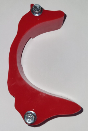 HONDA TRX400EX TRX 400EX 400X ENGINE RED POLY CASE SAVER, CHAIN GUIDE 99-14