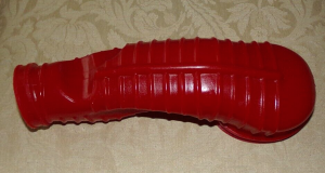 ATC 250R 85-86 AIRBOX TO CARBURETOR AIR BOOT DUCT, STOCK SIZE INTAKE TUBE, RED