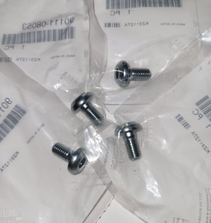 WARRIOR, BANSHEE, BLASTER, KODIAK, WOLVERINE, GRIZZLY REAR BRAKE ROTOR BOLTS 90111-08053-00, x4