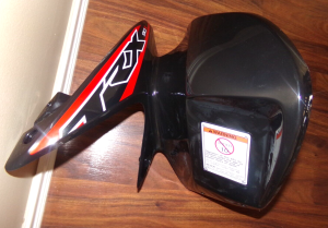 HONDA TRX90, TRX90EX, TRX90X RIGHT SIDE BLACK FRONT FENDER 2006-2026