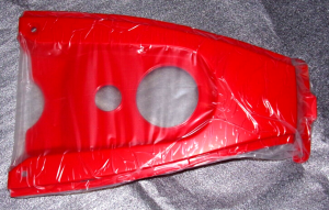 HONDA TRX 350, 400 RANCHER RED GAS TANK COVER, 83700-HN7-000ZB, 2004-2007