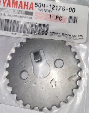 YAMAHA CAMSHAFT SPROCKET, BADGER, CHAMP, BREEZE, RIVA 125, GRIZZLY, RAPTOR,XC125