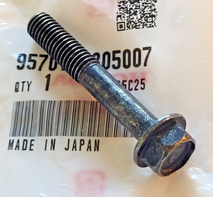 HONDA 8x50 FLANGE BOLT 95701-08050-07, STEERING SHAFT, EXHAUST MUFFLER MOUNTING