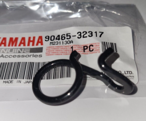 YAMAHA YFZ 350 BANSHEE CLUTCH COVER, REAR PARKING BRAKE CABLE GUIDE 90465-32317