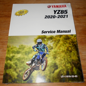 YAMAHA YZ85, YZ 85 MECHANICS SERVICE REPAIR SHOP MANUAL BOOK 2020-2021